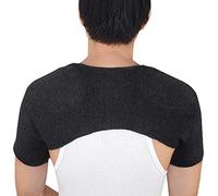 IBLUELOVER Double Support épaule Femme Homme Coussinet d'épaule Auto-Chauffant Orthèse de Soutien Soulagement la Douleur Protège-épaules Arrière pour Sport Maison Cape Châle Wrap Épaulière