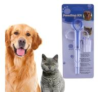 Ibluelover Lot de 2 pilules pour chat et chien - 2 seringues en silicone - Distributeur de comprimés - Accessoires pour chats, chiens, hamsters