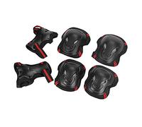 IBLUELOVER Sets de Protection Roller Enfant Adulte Genouillères Coudière Protège-Poignet Réglable Kit de Sport Protections pour Vélo Roller Patinage BMX Skateboard Trottinette 6 Pcs Sport Équipement