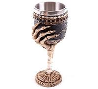 IBLUELOVER Tasse à Halloween Médiéval Mug 3D Originale Crâne Tête de Mort Gobelet Boire en Acier Inoxydable Mug Bière Café Boisson Horreur Chope Cadeau Verre Pub Bar Fête Anniversaire Noël