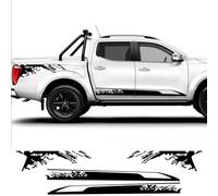 IBLUON Autocollants de porte latérale de voiture à longues rayures, décoration de carrosserie, autocollants en film vinyle, pour Nissan NAVARA NP300 Pickup, accessoires automobiles