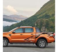 IBLUON Autocollants latéraux de voiture 3 pièces, décalcomanies en vinyle, pour Ford Ranger Raptor Pickup Isuzu Dmax Nissan NAVARA Toyota Hilux, accessoires