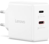 IBM G0A6065WEU Chargeur USB 45 W, 18 W 2x USB-C® blanc pour prise murale, intérieure GaN