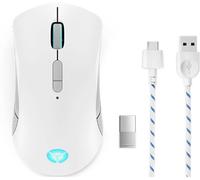IBM Legion M600 Souris de gaming sans fil, filaire optique vert, blanc 9 Boutons 16000 dpi éclairé