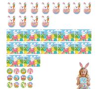 IBMLOMM Ensemble de cartes de vœux pour Pâques - Cartes Joyeuses Pâques, Cartes Postales Paques, Carte de Pâques - Pack de 12, Enveloppes et Autocollants Inclus