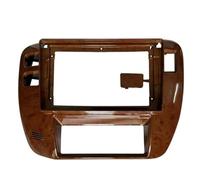 IBNA Kit De Cadre D'autoradio pour N&issan pour Patrol 1997-2005 Lecteur Audio Vidéo Panneau De Tableau De Bord Cadre de façade Radio(Mahogany LHD)