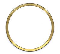 IBNA Volant de Course Autocollants pour Garniture Centrale De Volant De Voiture pour A1 A3 A4L A6L Q3 Q5 8P S3 A4 B6 B7 A5 A6 Q5 Q7(Or Rond)