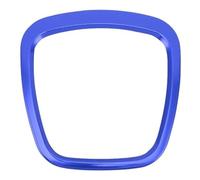 IBNA Volant de Course Autocollants pour Garniture Centrale De Volant De Voiture pour A1 A3 A4L A6L Q3 Q5 8P S3 A4 B6 B7 A5 A6 Q5 Q7(Rectangle Blue)