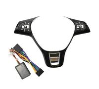 IBNA Volant de Course Bouton De Commande Multifonction du Volant De Voiture pour VW pour Jetta pour Golf pour Polo pour P&assat(D1 White Backlight Thin)