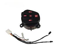 IBNA Volant de Course Bouton D'interrupteur Contrôle Vitesse du Volant pour F&ord pour Fiesta Mk7 Mk8 St pour Ecosport 2013-2015(Rouge)