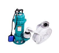 IBO Pompe à matières fécales 750 W IBO avec couplage tempête et flotteur 2" + tuyau de 20 m - Pompe à eau, pompe à eaux usées, pompe immergée