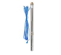 IBO Pompe immergée 3Ti20 - 550 W - 50 l/min - Hauteur de refoulement : 82 m - Hauteur de refoulement : 75 mm - Pompe à eau pour installation d'eau domestique et jardin - Avec câble de 20 m