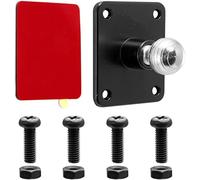 iBolt Plaque d'adaptation en Aluminium 17 mm pour appareils GPS Garmin, Supports de Smartphone et Autres adaptateurs Standard de 17 mm