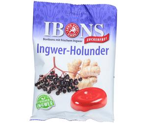 IBONS Bonbons au gingembre et sureau sans sucre Bonbon(S) 75 g