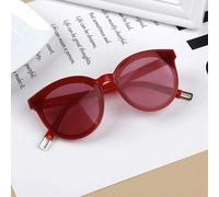 Iboode-Lunettes De Soleil À Grande Monture Pour Enfants,Lunettes De Soleil Pour Enfants,Lunettes De Voyage Pour Filles Et Garçons,Mignon,Uv400,Miroir,Lunettes Interdites,Mode - Type Rouge