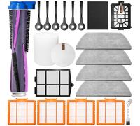 IBOPUXIU Kit d'Accessoires de Rechange de 20 Pièces, Compatible avec Aspirateur Robot Shark AV2800ZE / AV2820AE / AV2820ZE / RV2820AE / RV2820ZE / RV2820YE / AV2810YS