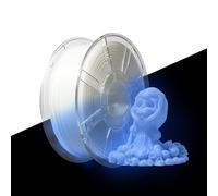 iBOSS Filament PLA+ lumineux 1,75 mm, Glow In The Dark, précision dimensionnelle : ±0,02 mm, filament d'impression 3D 1 kg (2,2 lb) 1 bobine, filament PLA Plus luminescent, convient à la plupart des