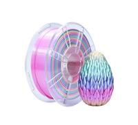 iBOSS Filament PLA+ multicolore 1,75 mm, PLA Plus soie arc-en-ciel pour imprimante 3D, 1 kg (2,2 lbs), changement de couleur PLA 3D, couleur arc-en-ciel