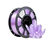 iBOSS Filament PLA PLUS violet flash, transparent, pour imprimante 3D, matériau à couche fine, PLA + filament de 1,75 mm, précision dimensionnelle +/- 0,02 mm, convient à la plupart des imprimantes 3D