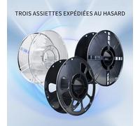 iBOSS PLA+ Filament Glow in the Dark,Filament d'imprimante 3D électroluminescent multicolore PLA PLUS, précision dimensionnelle 1,75 mm +/- 0,02 mm, 1 kg, 2,2 lb, Arc-en-ciel lumineux