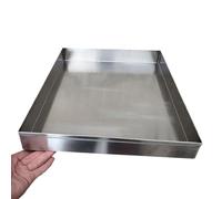 IBOWZ Bac de récupération des condensats de climatisation Robuste, de Forme rectangulaire, en Acier Inoxydable 304, pour prévenir Les fuites et protéger Le Sol