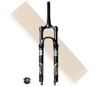IBOWZ Bike Fat Fork, Fourche à Suspension pour vélo 26 Pouces, 27,5 Pouces, 29 Pouces, Alliage d'aluminium, Tube de Direction Droit 1/1/8, pneumatique