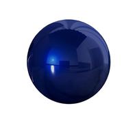 IBOWZ Boule de Jardin Gazing Globe Boule à facettes en Acier Inoxydable Bleu Saphir Poli réfléchissant sphère de Jardin Lisse pour Plafond de Centre Commercial Miroir, 50 mm