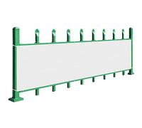 IBOWZ Brise Vue pour Balcon Brise-Vue pour Balcon Hauteur 40 cm/50 cm/60 cm Clôture de Jardin Filet d'ombrage Robuste extrêmement Durable avec œillets et Serre-câbles (Color : White,Size : 50x250c