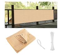 IBOWZ Brise Vue pour Balcon Clôture de Protection de la Vie privée Balcon,Couverture de clôture de Garde-Corps pour Porche de terrasse,HDPE (200 g/㎡) Écran de confidentialité de Jardin Anti-ultrav