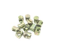 IBOWZ Ecrou INOX Écrou en Acier Inoxydable M4M5M6M8 boulons à Barillet Cheville croisée à Fente raccords d'écrou de Meubles pour Lits chaises de Berceau écrou à Trou Horizontal Marteau écrou intégré