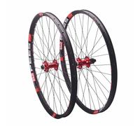 IBOWZ Paire de Roues VTT, Ensemble de Roues de vélo de Montagne 26, 27,5 et 29 Pouces, Roues Avant et arrière, axe traversant, Freins à Disque Boost, Jantes en Alliage d'aluminium