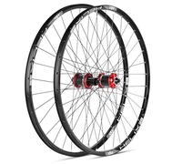 IBOWZ Paire de Roues VTT, Paire de Roues de VTT 26/27,5/29 Pouces en Fibre de Carbone à dégagement Rapide, Roues Avant et arrière, qualité Course Cross-Country