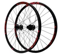 IBOWZ Paire de Roues VTT, Paire de Roues de VTT 26/27,5/29 Pouces, Freins à Disque à Verrouillage Central, Roues à dégagement Rapide, Jantes en Alliage d'aluminium