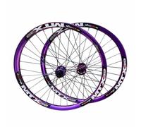 IBOWZ Paire de Roues VTT, Paire de Roues de VTT 26/27,5 Pouces, Roue Avant/arrière, 6 boulons, Frein à Disque, Jante en Alliage d'aluminium à dégagement Rapide, 2,5