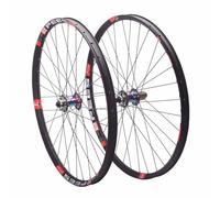 IBOWZ Paire de Roues VTT, Paire de Roues VTT AM DH 26", 27,5", 29", Freins à Disque à dégagement Rapide, Jantes 32 Trous, Jantes en Alliage d'aluminium, Enduro