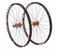 IBOWZ Paire de Roues VTT, Paire de Roues VTT AM DH 26", 27,5", 29", Freins à Disque à dégagement Rapide, Jantes 32 Trous, Jantes en Alliage d'aluminium, Enduro
