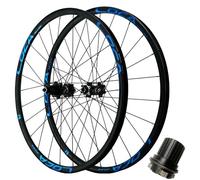 IBOWZ Paire Roues Vélo Route, Paire de Roues de VTT 26'' 27,5'' 29'', Jantes Avant et arrière, Frein à Disque QR, Cassette 12 Vitesses, moyeu à roulement