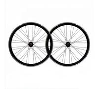 IBOWZ Paire Roues Vélo Route, Roues de vélo à pignon Fixe 700C, Freins V, Roue Libre filetée, moyeux à Tringle Libre, Jantes Avant et arrière de 40 mm