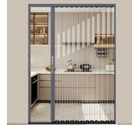 IBOWZ Porte Pliante accordèon, Porte accordéon coulissante en Acrylique Transparent, Pliante, avec Cadre en Aluminium, pour intérieur Simple, Double ou Double