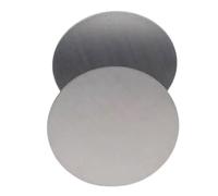 IBOWZ Tôle d'aluminium Lot de 2 plaques Rondes en Aluminium d'une épaisseur de 5 mm, diamètre de 100 à 300 mm, tôle Ronde en métal pour l'aérospatiale et l'industrie, diamètre de 100 mm