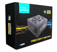 IBOX Alimentation PC AURORA 700W - ATX 20+4, PFC actif, ventilateur 14 cm, Noir