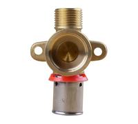 IBP Bänninger - Raccord à sertir - Applique Machine à Laver Duo PER à sertir Ø16 - Femelle 1/2" - Mâle 3/8" -