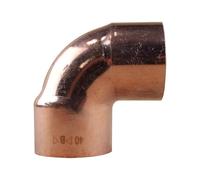 Coude cuivre à souder 90° femelle / femelle - diamètre 40 mm BRICOZOR