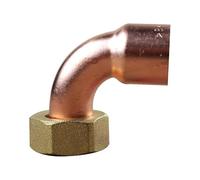 IBP Bänninger - Raccord Cuivre à souder - Coude écrou prisonnier 3/4"(20/27) - Tube Cuivre Ø22