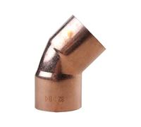 IBP Bänninger – Raccord cuivre à souder – Courbe FF 45° Ø32