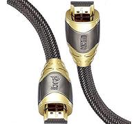 IBRA 1.5M LUXURY Câble HDMI Câble très Haute Vitesse 18 Gb/s HDMI 2.0b Supporte 4K@60Hz, Fire Fire,Ethernet,Retour audio,Vidéo UHD 2160p,HD 1080p,3D,PlayStation PS3 PS4 ordinateur personnel