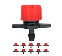 IBRIQO® Goutteur à goutte réglable 0-70 l/h - Tuyau 16 mm | Lot de 10 | irrigation goutte à goutte, jardin, plantes, terrasse, arroseurs, brumisateurs, diffuseurs