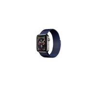 Ibroz bracelet apple watch 44mm en maille bleu