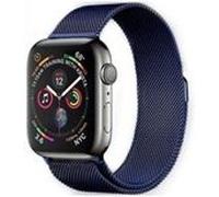 Ibroz bracelet apple watch 44mm en maille bleu G