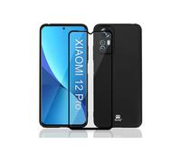 Ibroz Coque ABS ultra fine noir + verre trempé pour Xiaomi 12 Pro